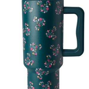 BRAND NEW MIcKEY SLM Floral Travel Tumbler
